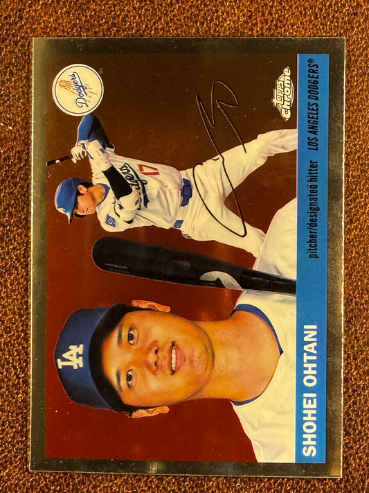 Shohei Ohtani - 2025 Topps Chrome Platinum - Base (#17) - Dodgers