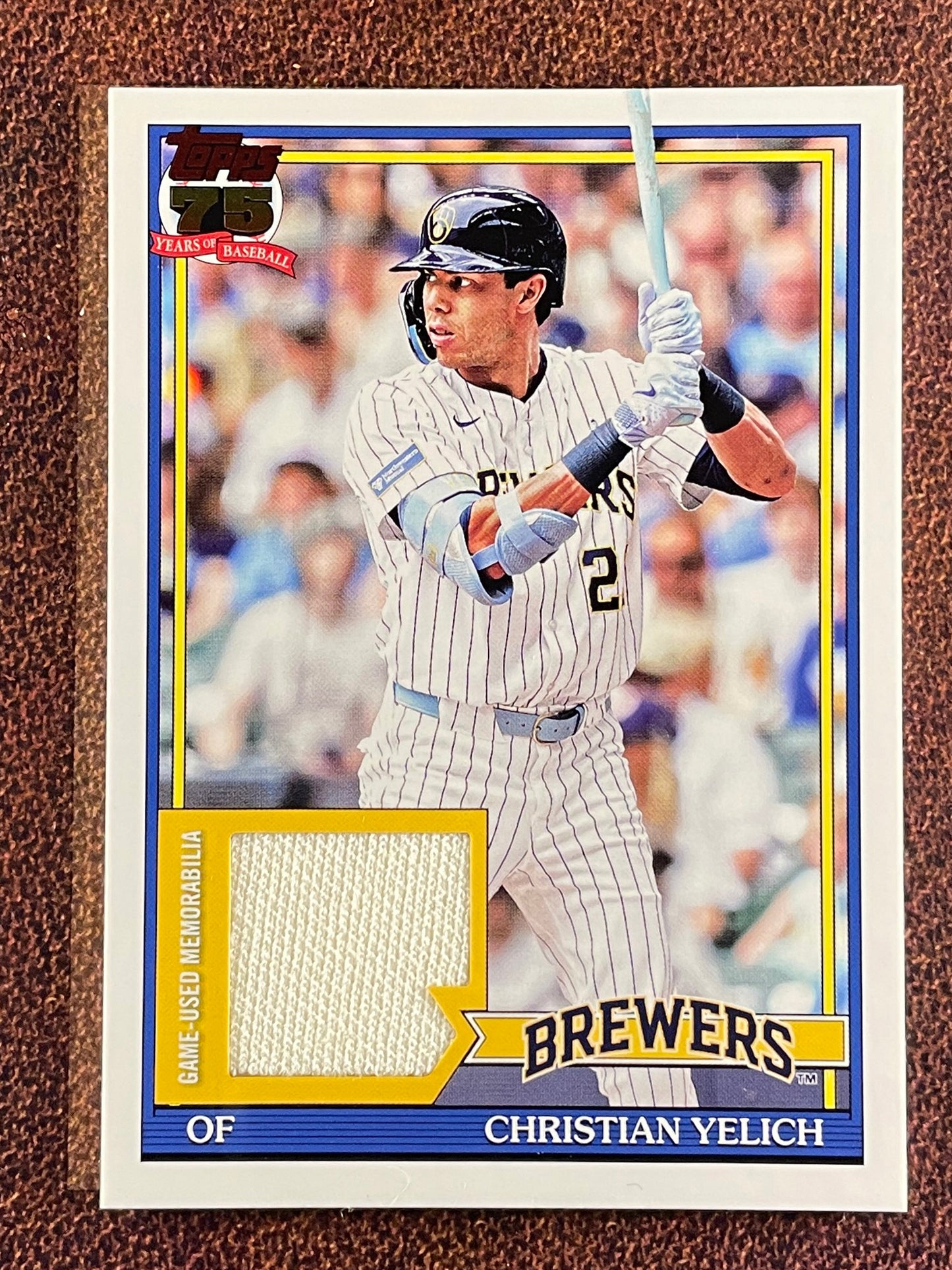 Christian Yelich - 2026 Topps Series 1 - 1991 RELIC - Brewers