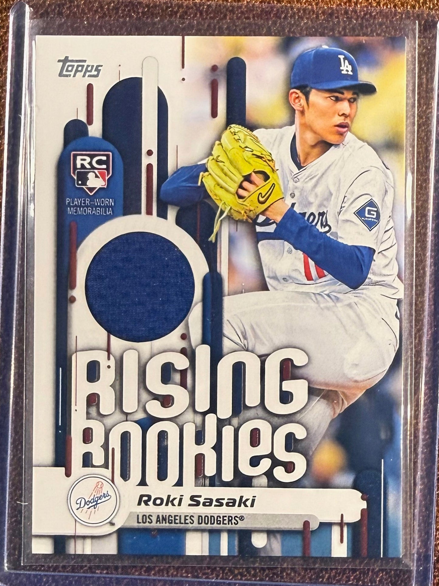 Roki Sasaki - 2024 Topps - Rising Rookies RELIC - Dodgers