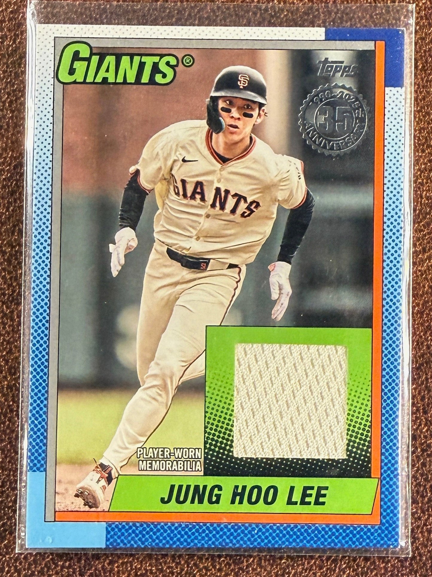 Jung Hoo Lee - 2025 Topps Update - 1990 Player-Worn RELIC - Giants