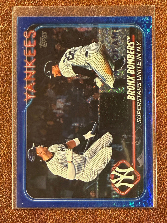 Aaron Judge/Juan Soto - 2024 Topps Update - BLUE /199 - Yankees