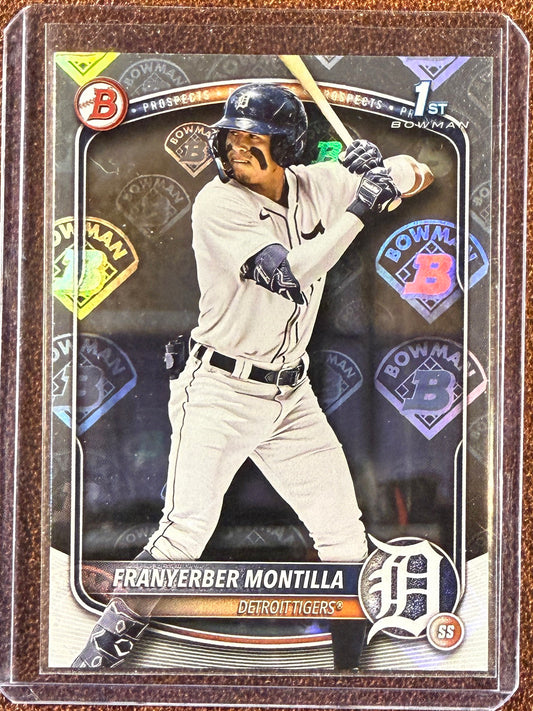 Franyerber Montilla - 2025 Bowman - Retro Logofoil - Tigers