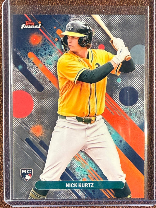 Nick Kurtz - 2025 Topps Finest - Rookie Common - Athletics