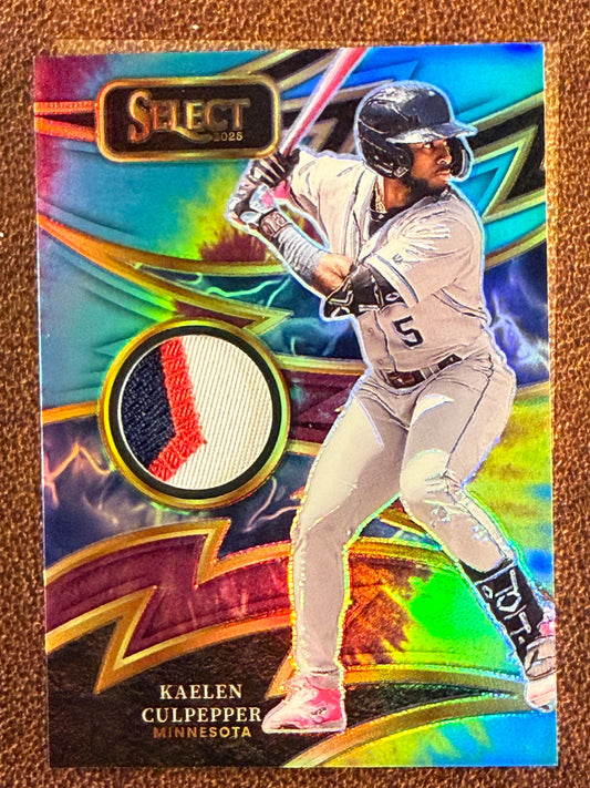 Kaelen Culpepper - 2025 Panini Select - Sparks RELIC /25 - Twins
