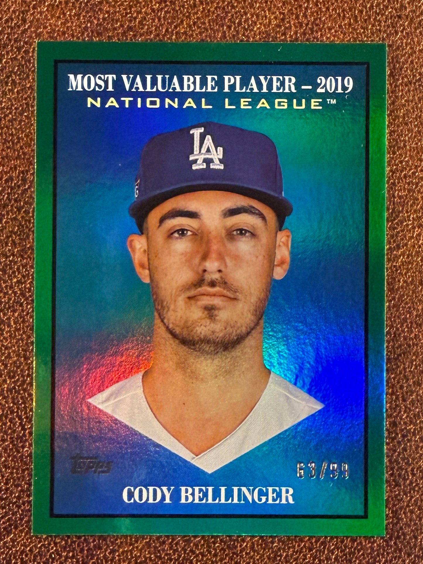 Cody Bellinger - 2025 Topps Update - GREEN MVP /99 - Dodgers