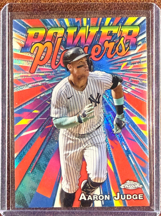 Aaron Judge - 2025 Topps Chrome - Power Players - Yankees