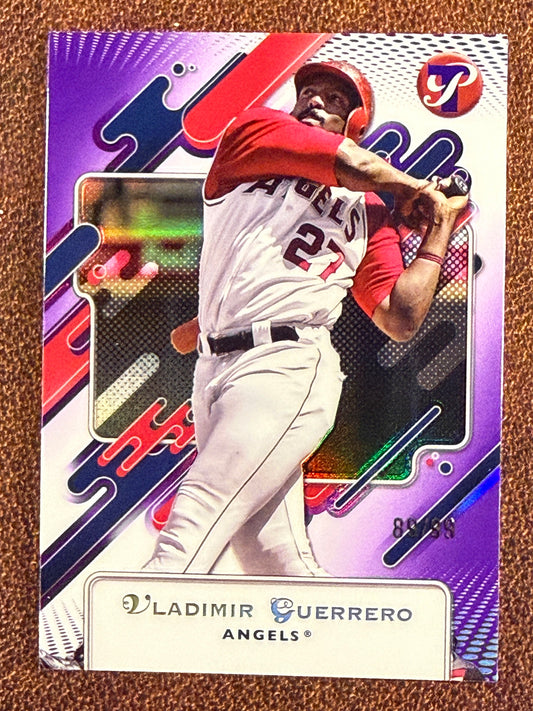Vladimir Guerrero - 2025 Topps Pristine - PURPLE /99 - Angels