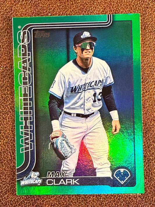 Max Clark - 2025 Topps Pro Debut - GREEN /99 - Blue Jays