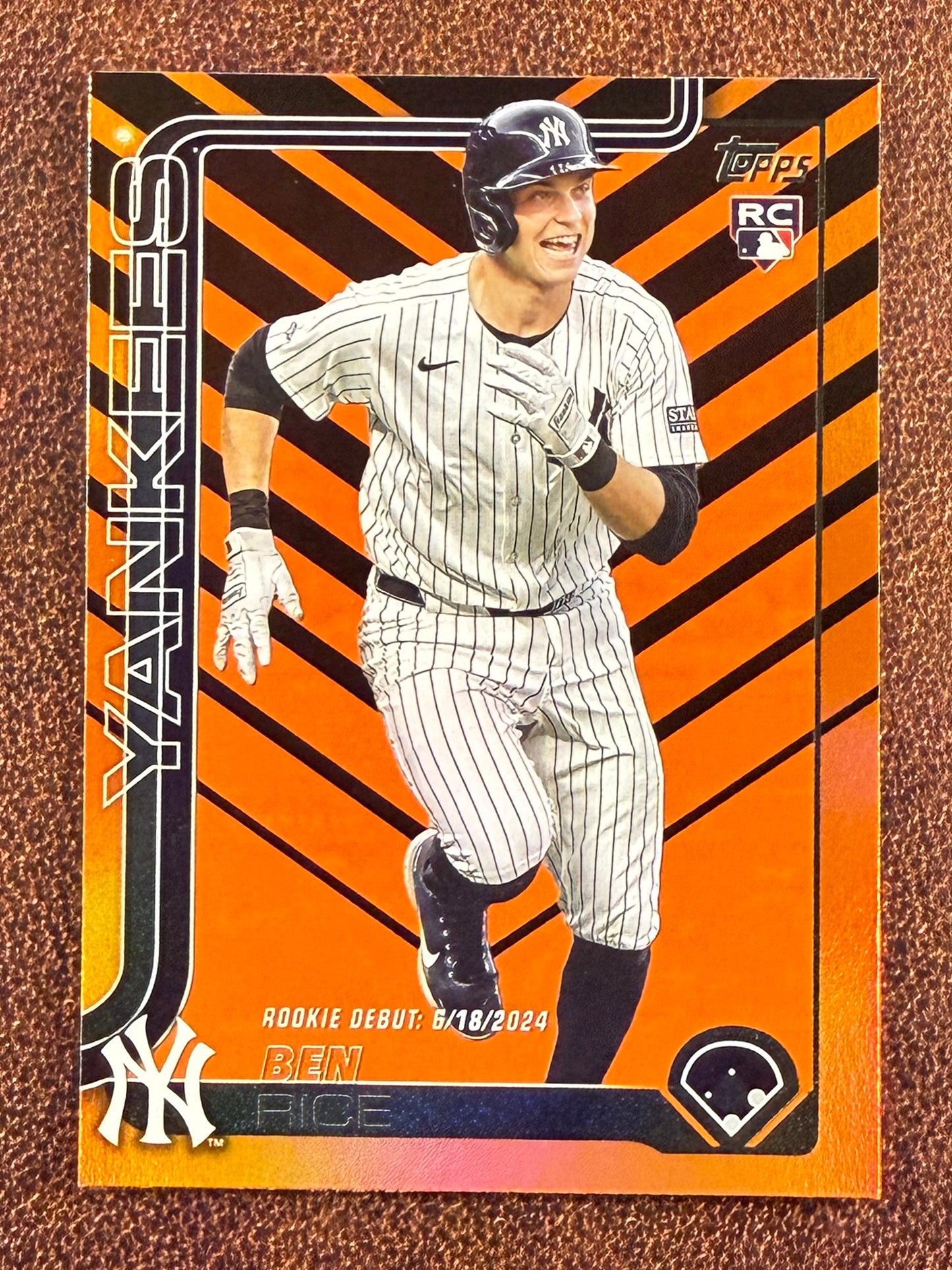 Ben Rice - 2025 Topps Update - Rookie Holiday Foil - Yankees