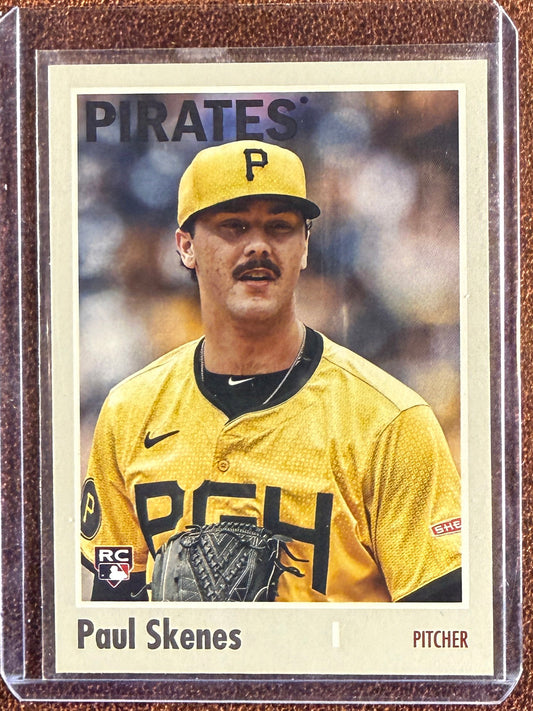 Paul Skenes - 2024 Topps Archives - Rookie Base Card - Pirates