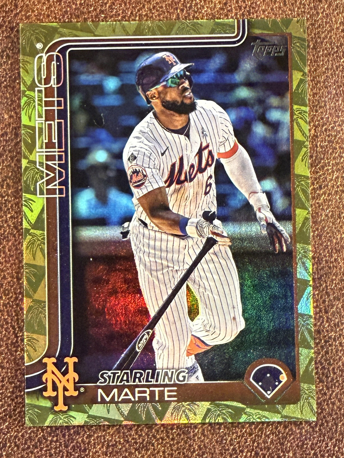 Starling Marte - 2025 Topps Series 1 - GOLD /50 - Mets