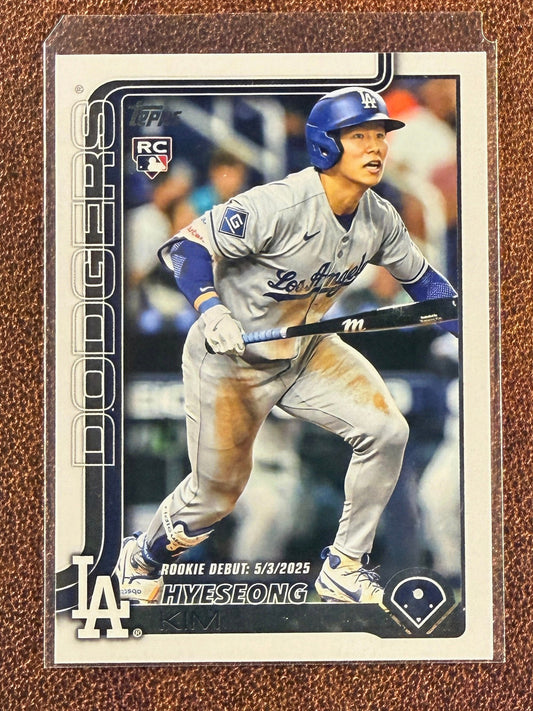 Hyeseong Kim - 2025 Topps Update - Rookie Companion Card - Dodgers