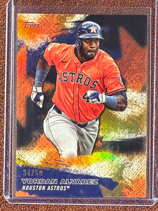 Yordan Alvarez - 2026 Topps Series 1 - Stars of MLB GOLD /50 - Astros
