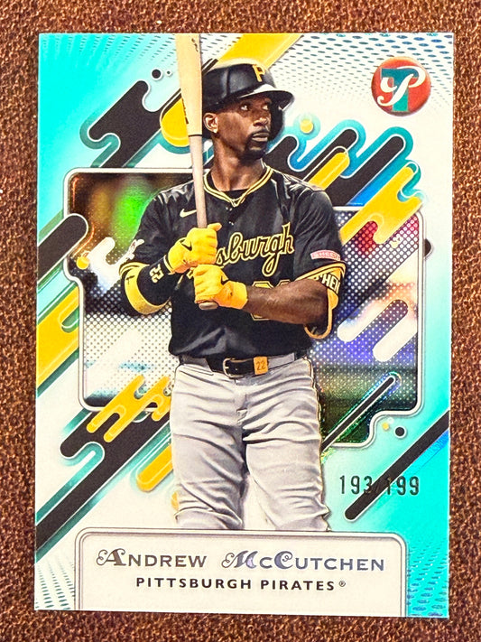 Andrew McCutchen - 2025 Topps Pristine - AQUA /199 - Pirates