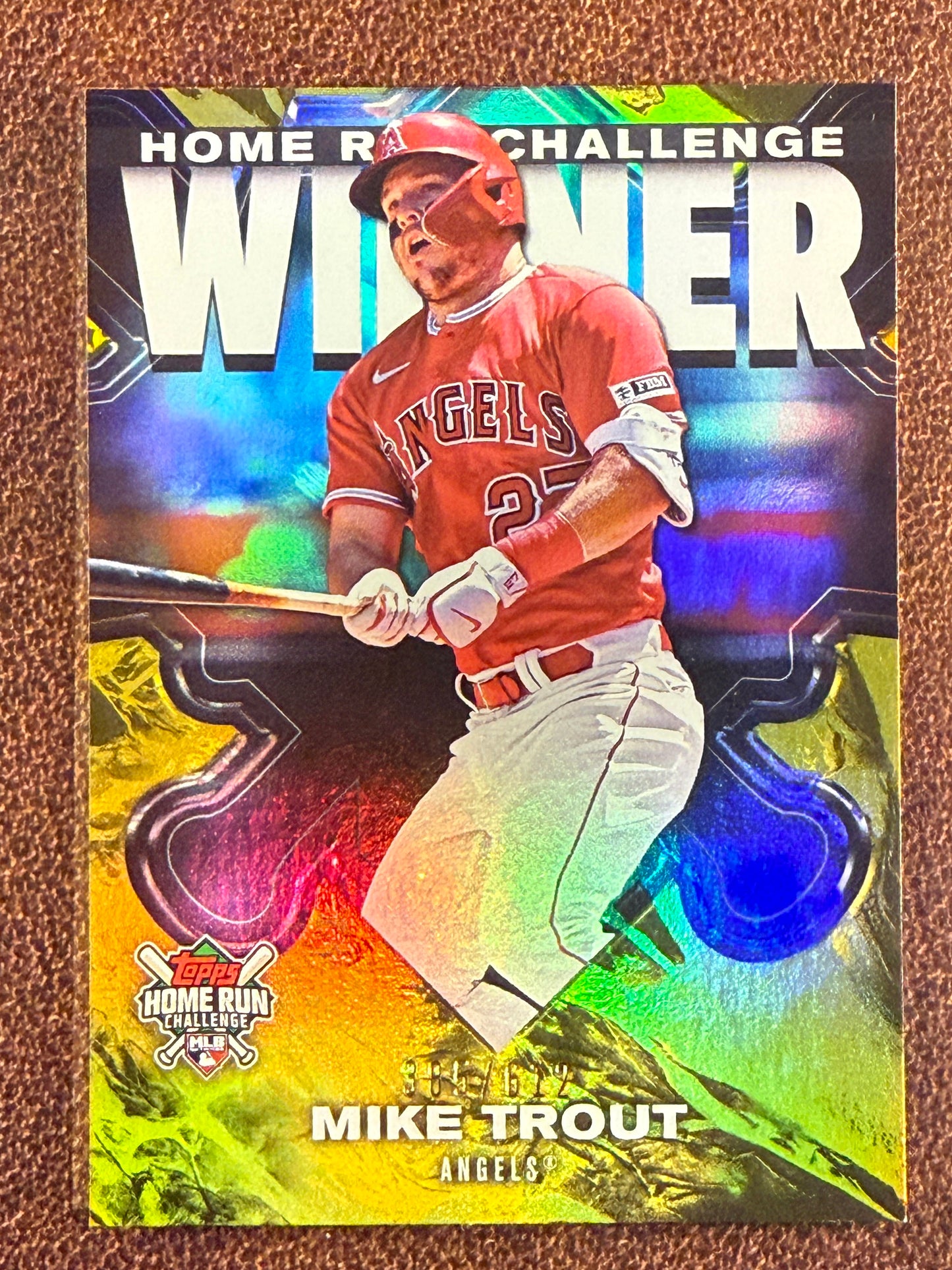 Mike Trout - 2024 Topps Homerun Challenge - April /612 HRCW2 - Angels