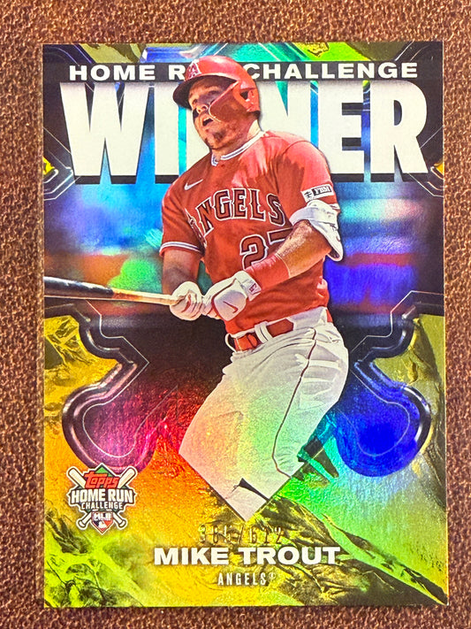 Mike Trout - 2024 Topps Homerun Challenge - April /612 HRCW2 - Angels