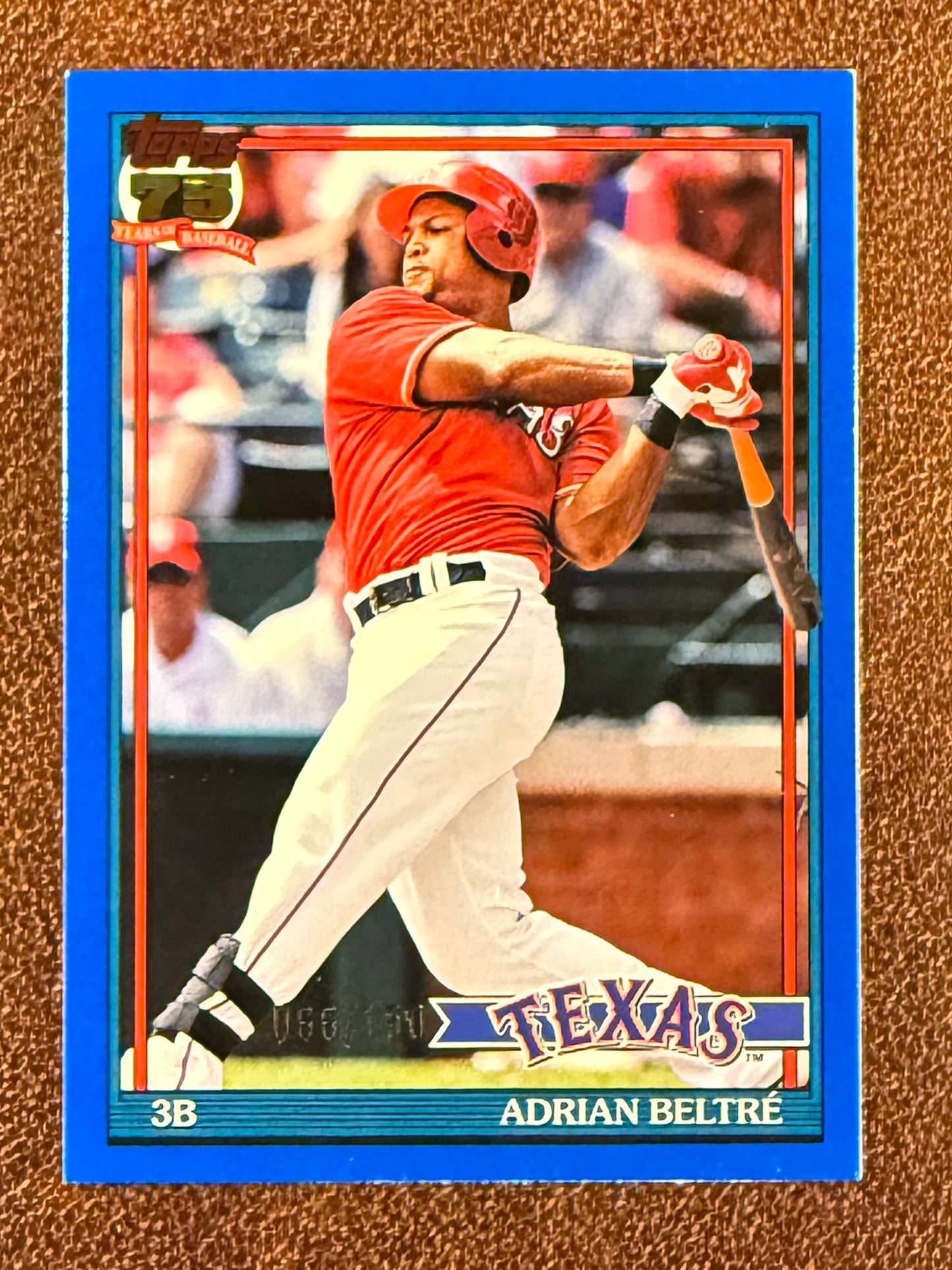 Adrian Beltre - 2026 Topps Series 1 - BLUE 1991 /150 - Rangers