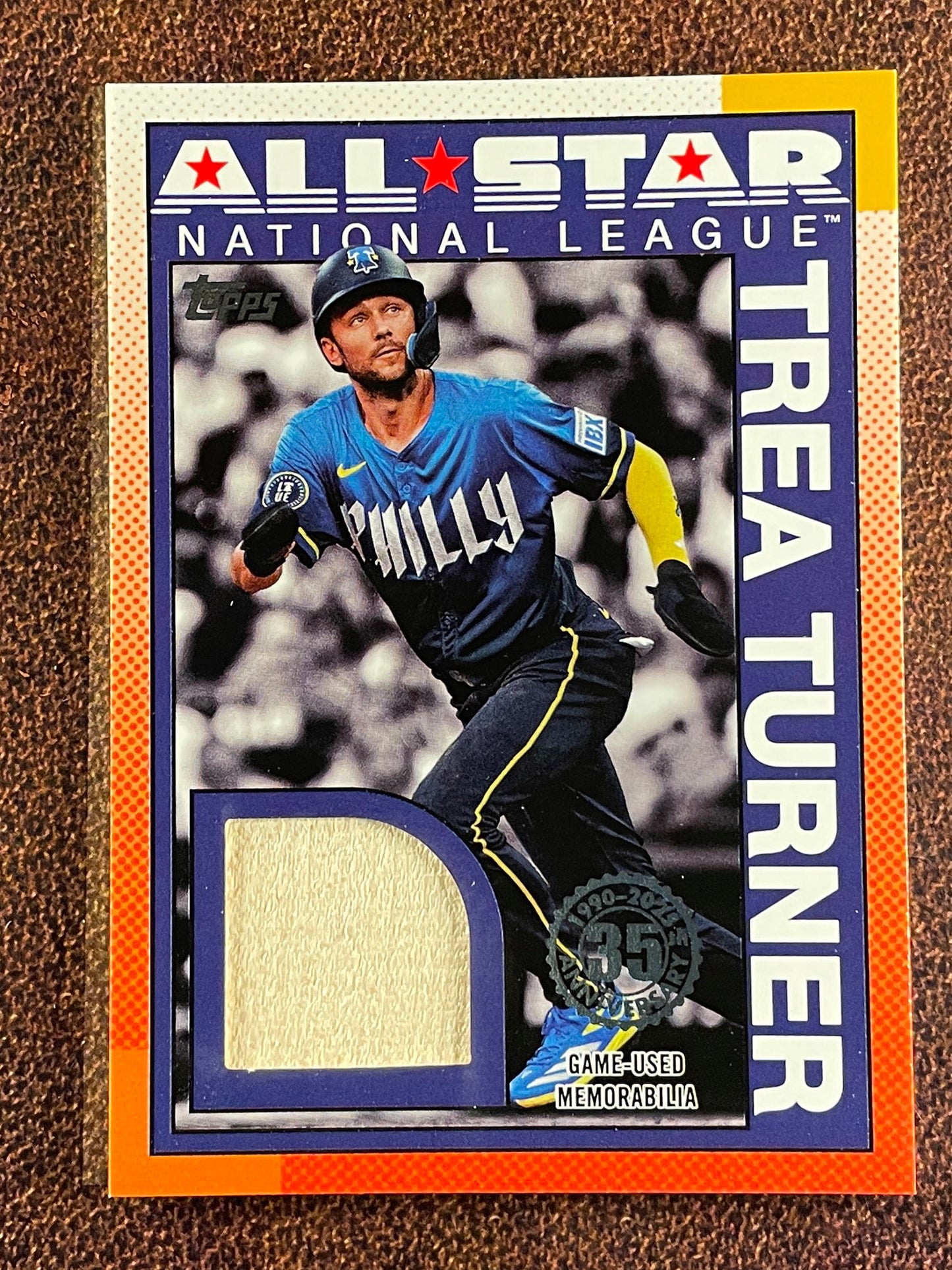 Trea Turner - 2025 Topps Series 2 - 1990 All Star RELIC - Phillies