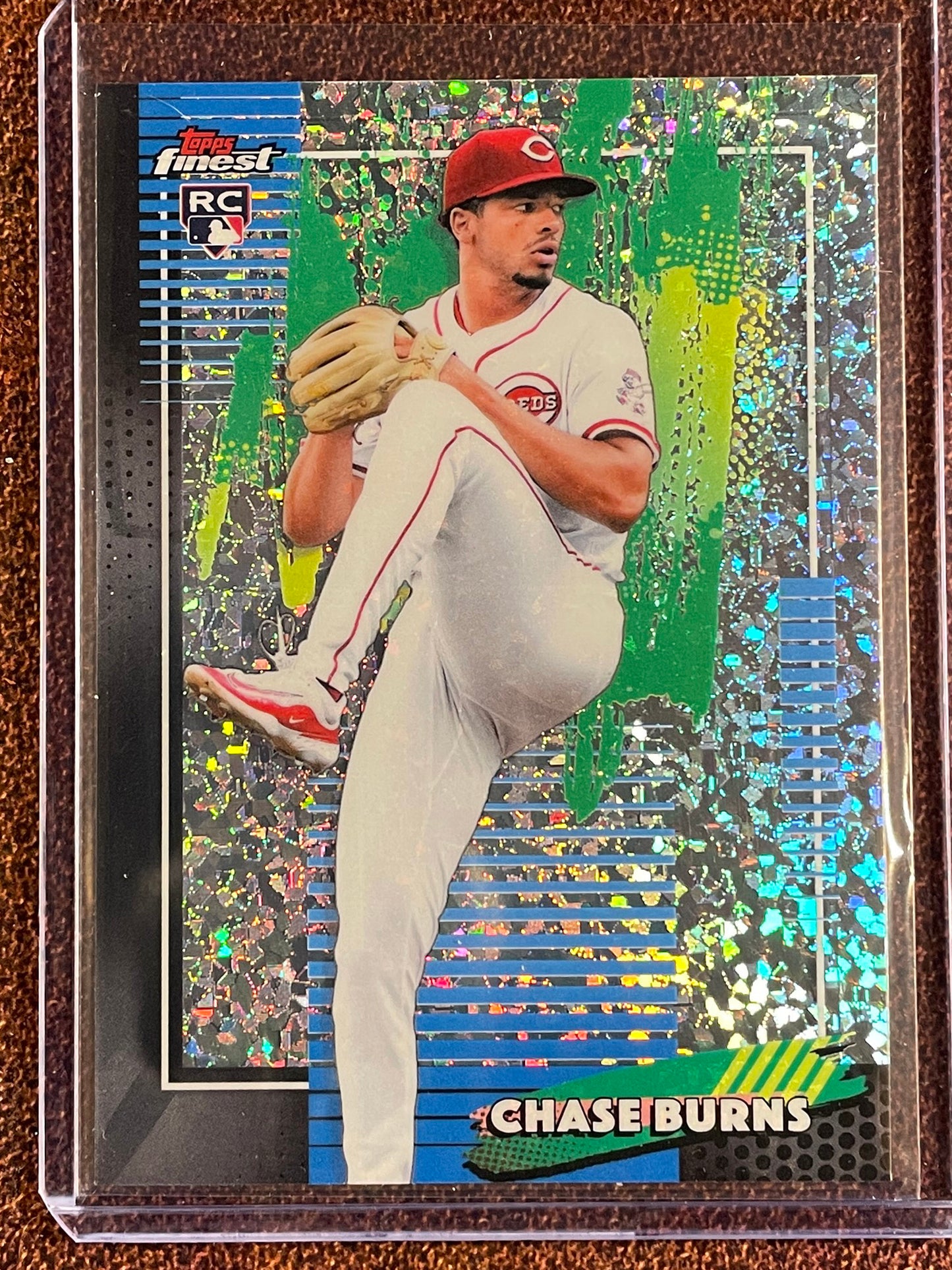 Chase Burns - 2026  Topps Finest - Rookie Common Mini Diamond - Reds