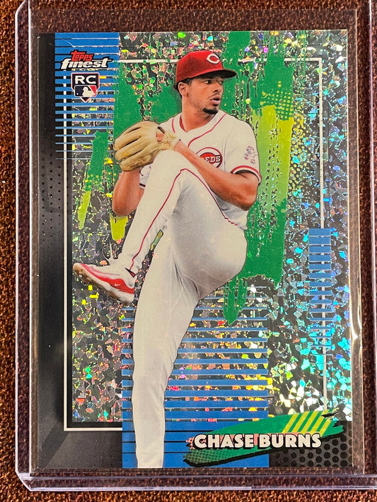 Chase Burns - 2026  Topps Finest - Rookie Common Mini Diamond - Reds