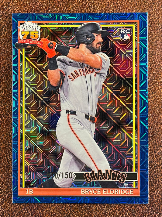Bryce Eldridge - 2026 Topps Series 2 - BLUE 1991 Rookie MOJO /150 - Giants