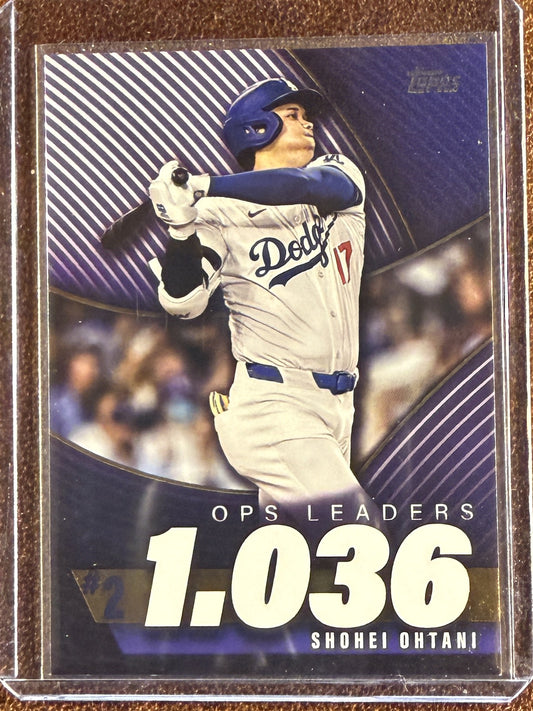 Shohei Ohtani - 2025 Topps Series 2 - Ops Leader (OPS 2) - Dodgers