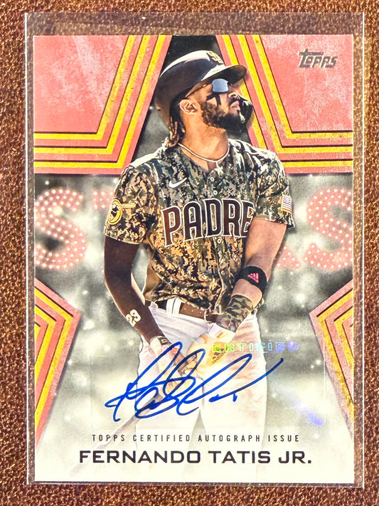 Fernando Tatis Jr. - 2023 Topps Series 1 - Baseball Stars AUTO /25 - Padres