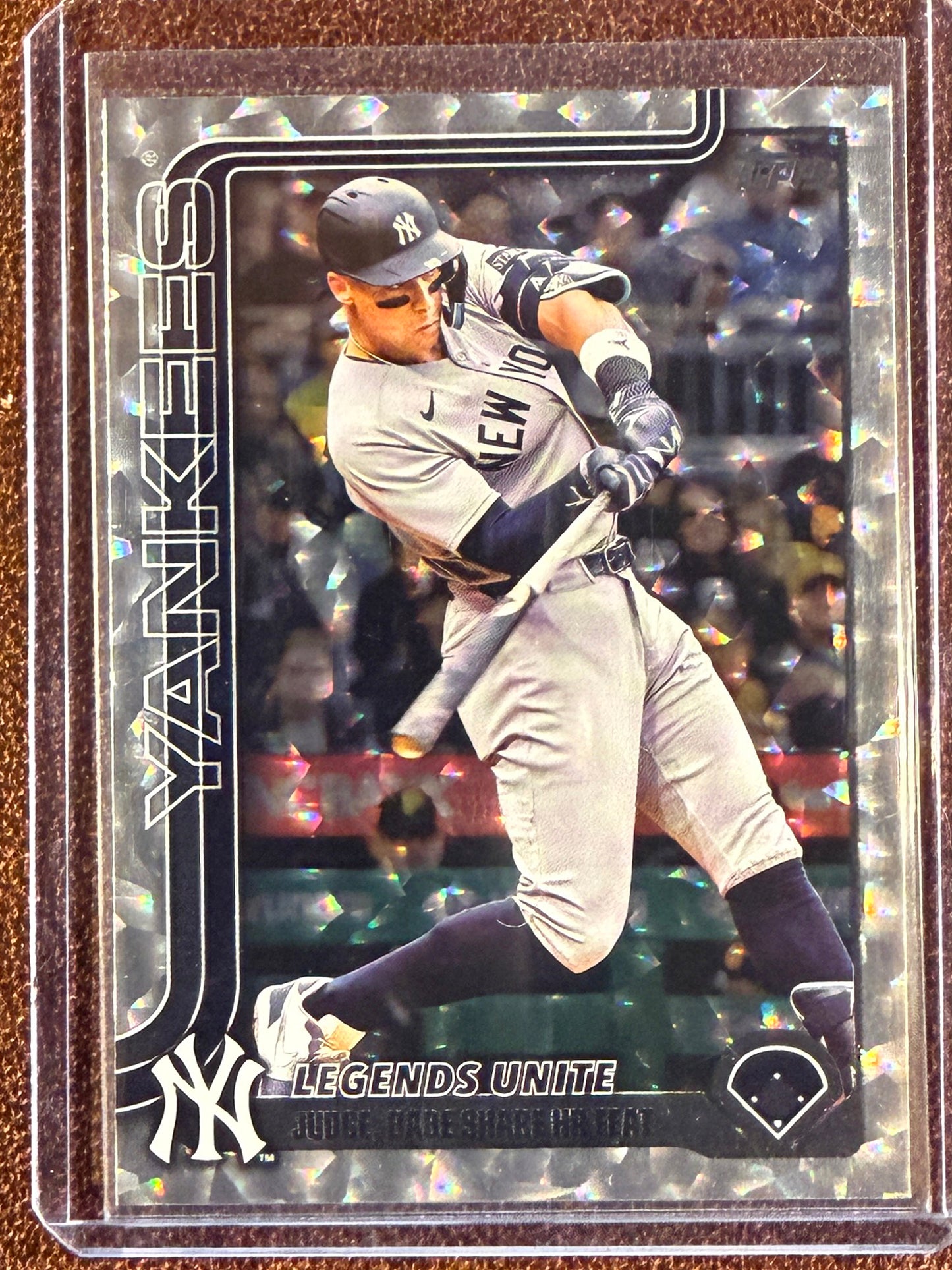 Aaron Judge - 2025 Topps Update - Crackle Foilboard US86 - Yankees