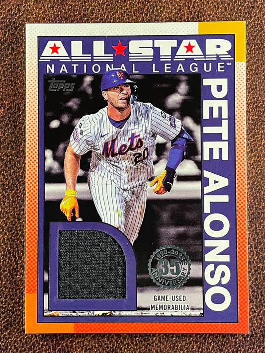 Pete Alonso - 2025 Topps Series 2 - 1990 All Star RELIC - Mets