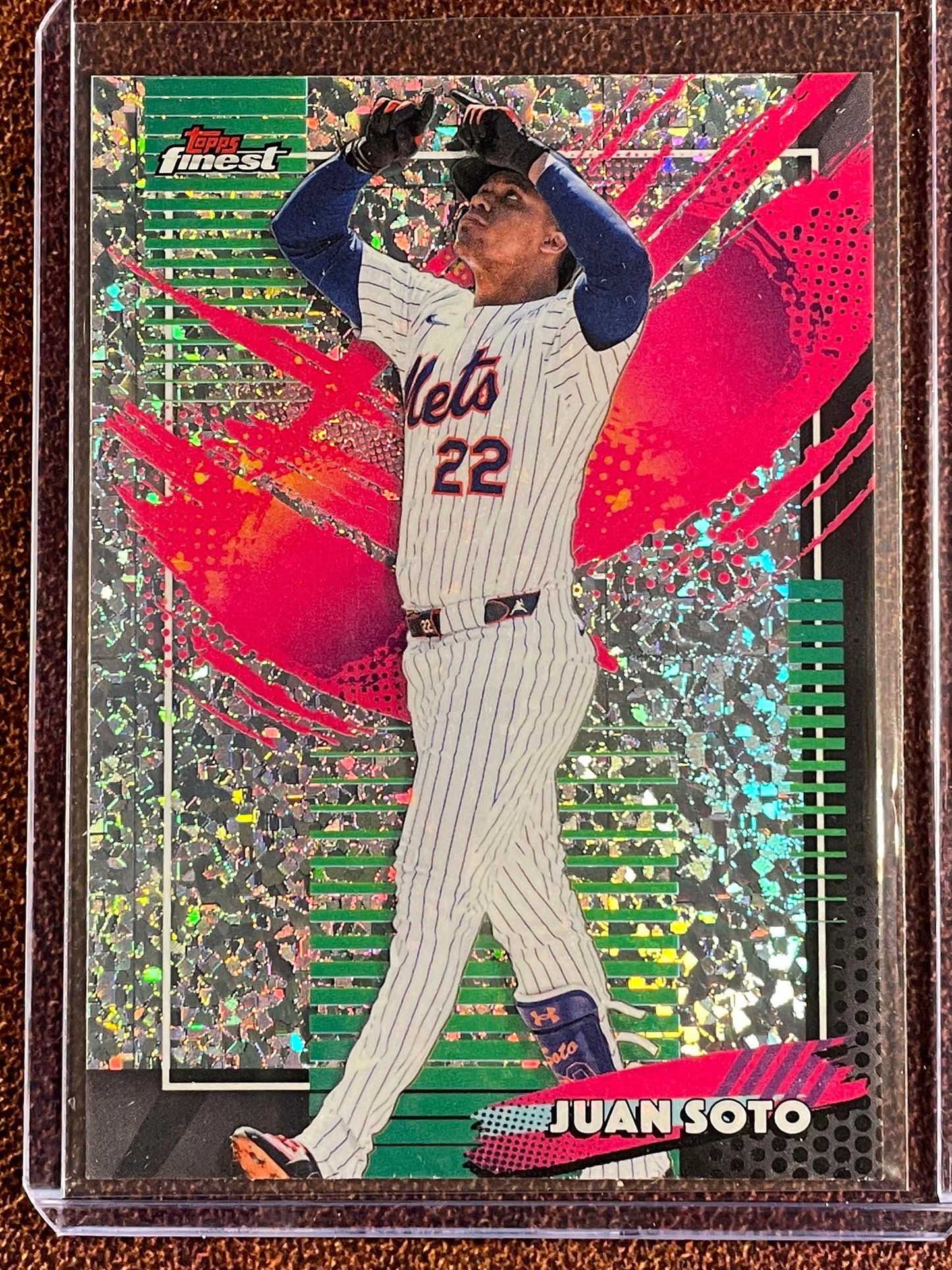 Juan Soto - 2026  Topps Finest - Rare Mini Diamond - Mets