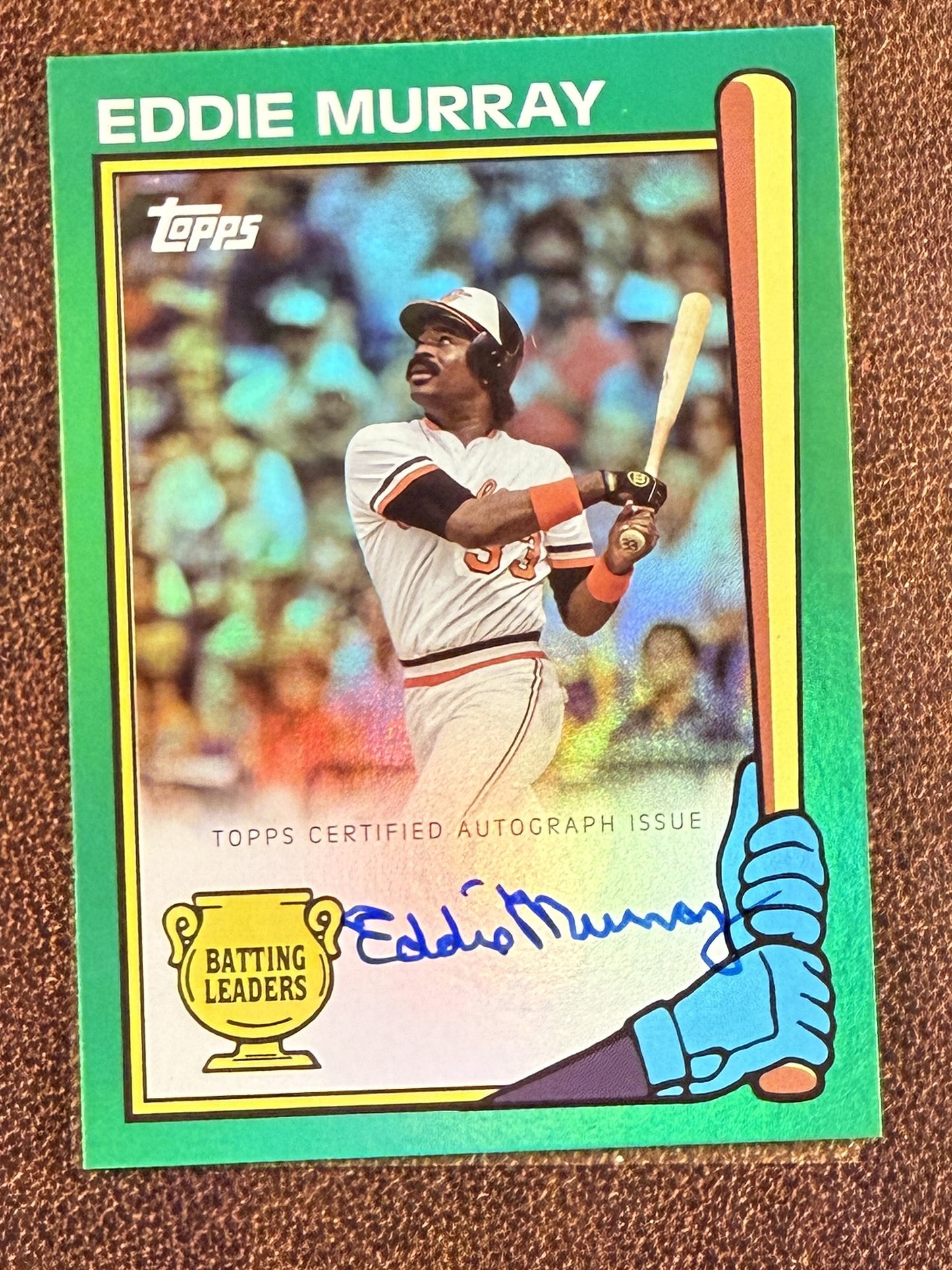 Eddie Murray - 2024 Topps Archives - GREEN AUTO /99 - Orioles