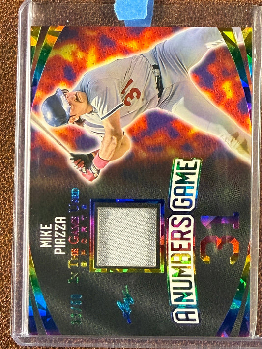 Mike Piazza - 2024 Leaf - A Numbers Game /50 - Dodgers