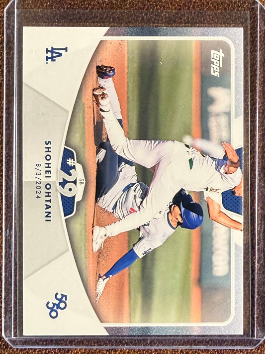 Shohei Ohtani - 2024 Topps 50/50 - SB #29 Base - Dodgers