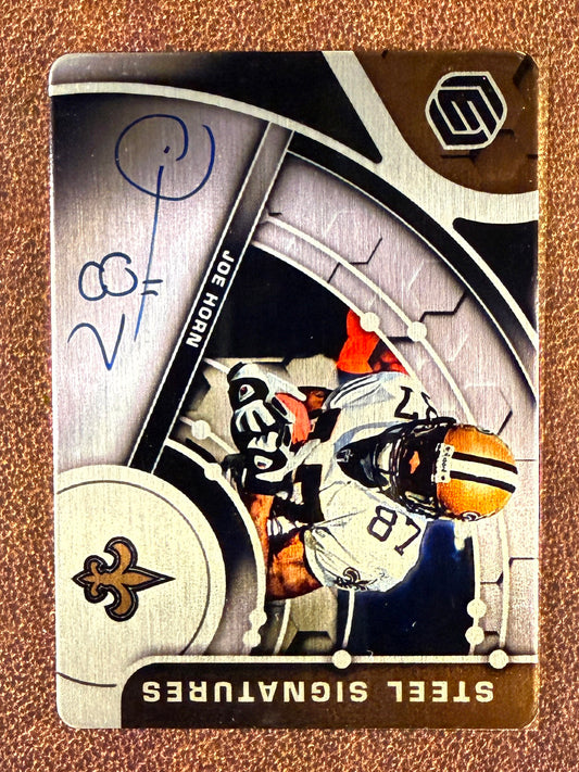 Joe Horn - 2022 Panini Elements - Steel Signatures AUTO - Saints