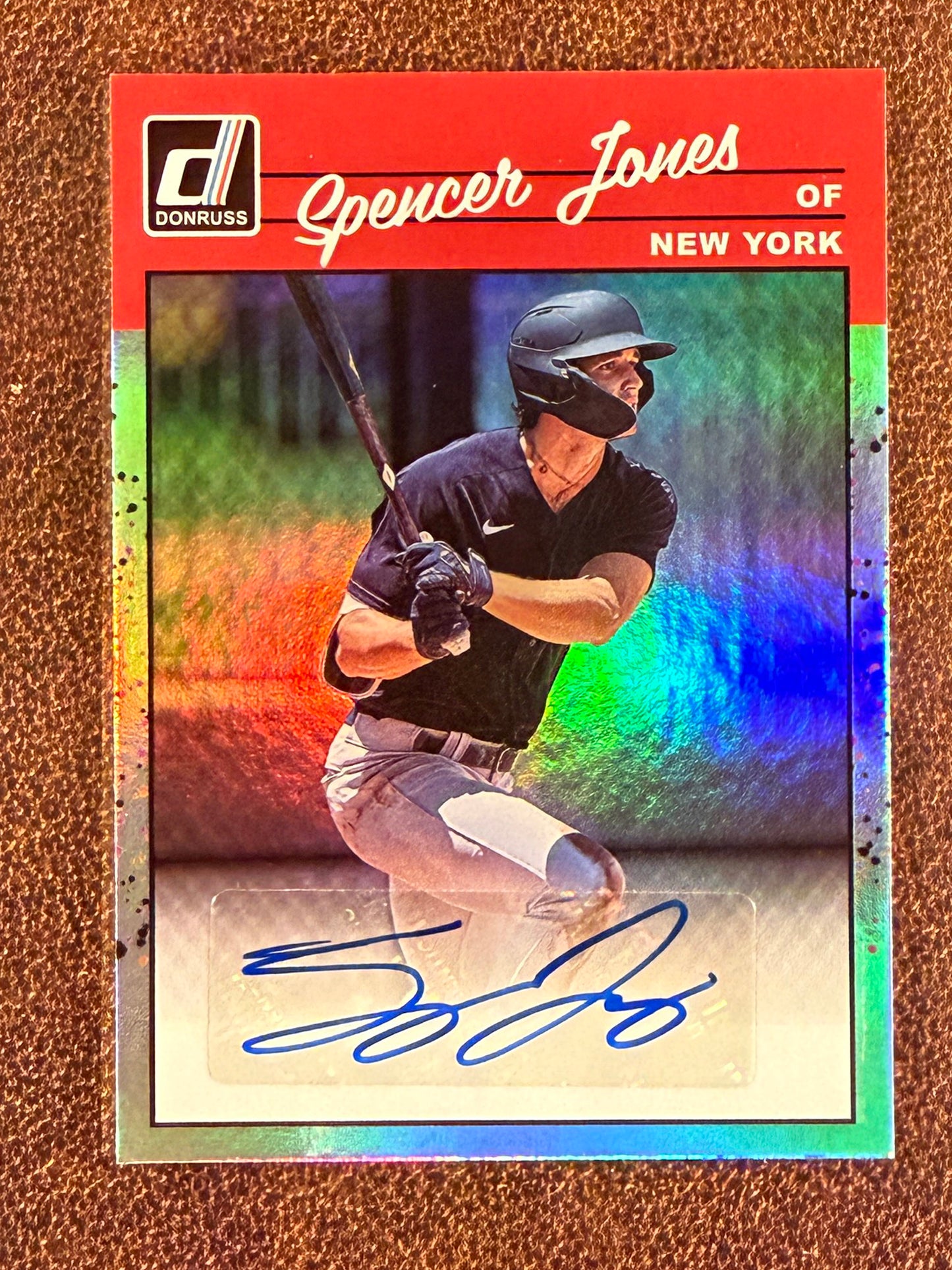 Spencer Jones - 2023 Panini Donruss - Retro 1990 AUTO - Yankees