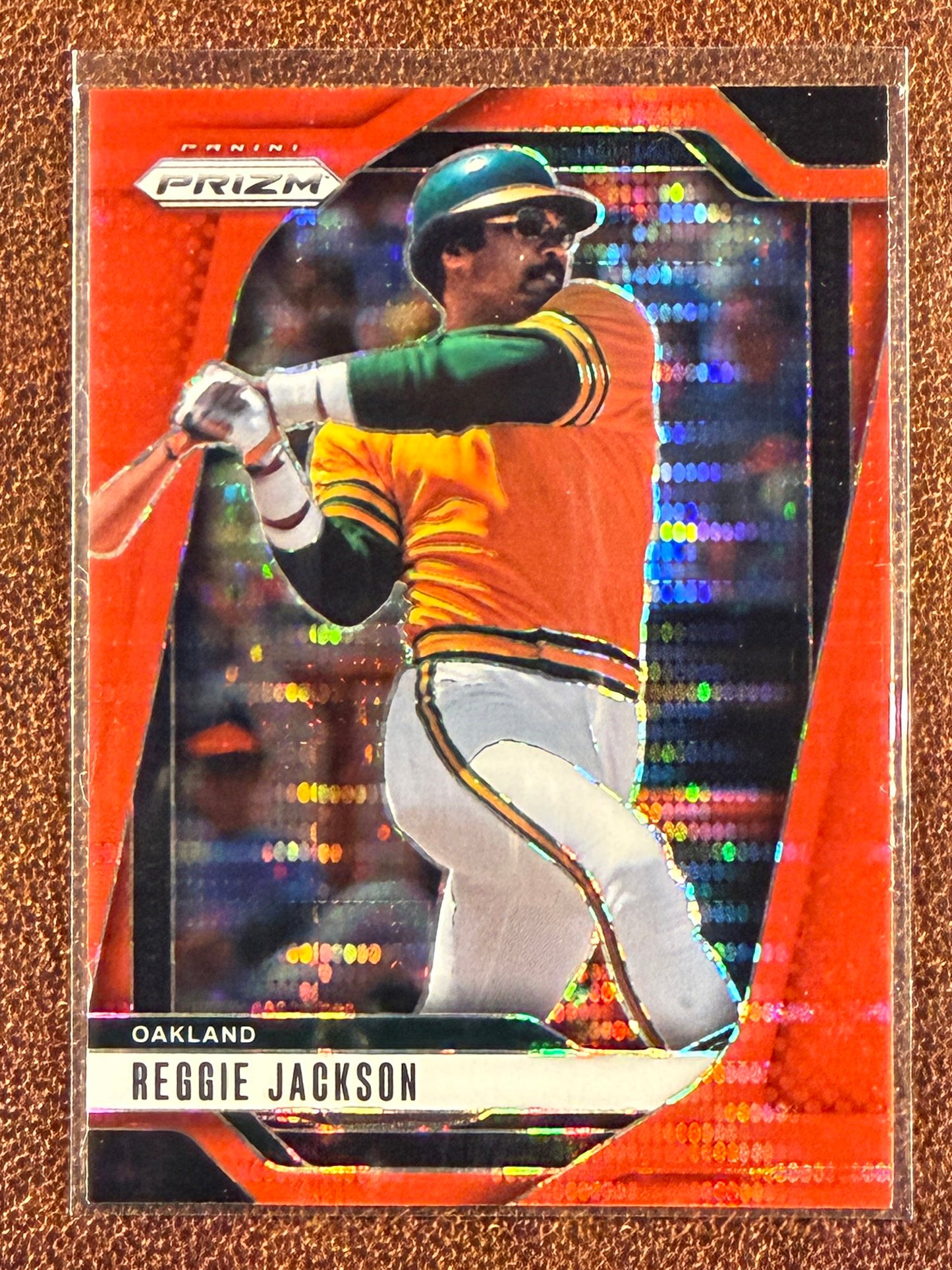 Reggie Jackson - 2025 Panini Prizm - RED Pulsar /399 - Athletics