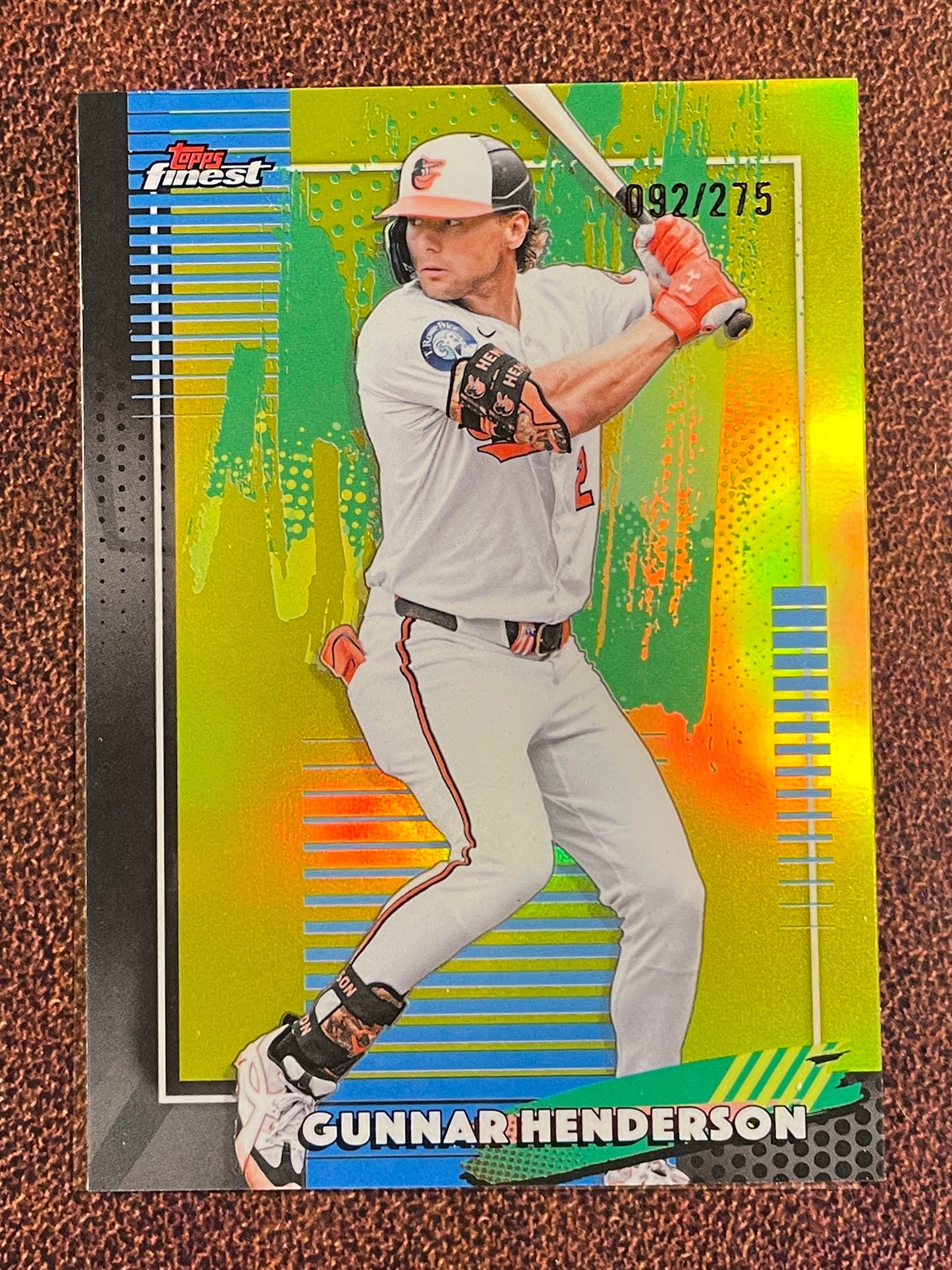 Gunnar Henderson - 2026  Topps Finest - YELLOW Common /275 - Orioles