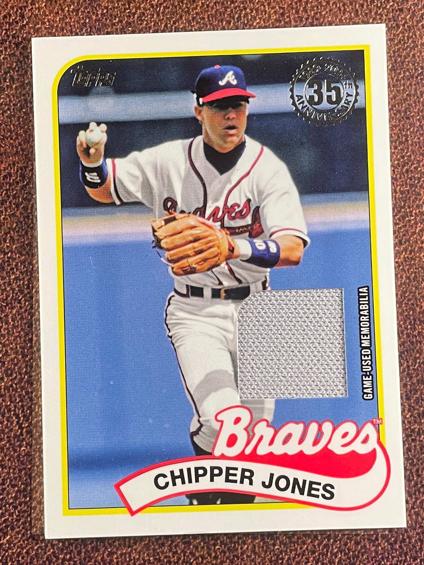 Chipper Jones - 2024 Topps Series 1 - 1989 RELIC - Braves