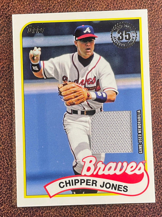Chipper Jones - 2024 Topps Series 1 - 1989 RELIC - Braves