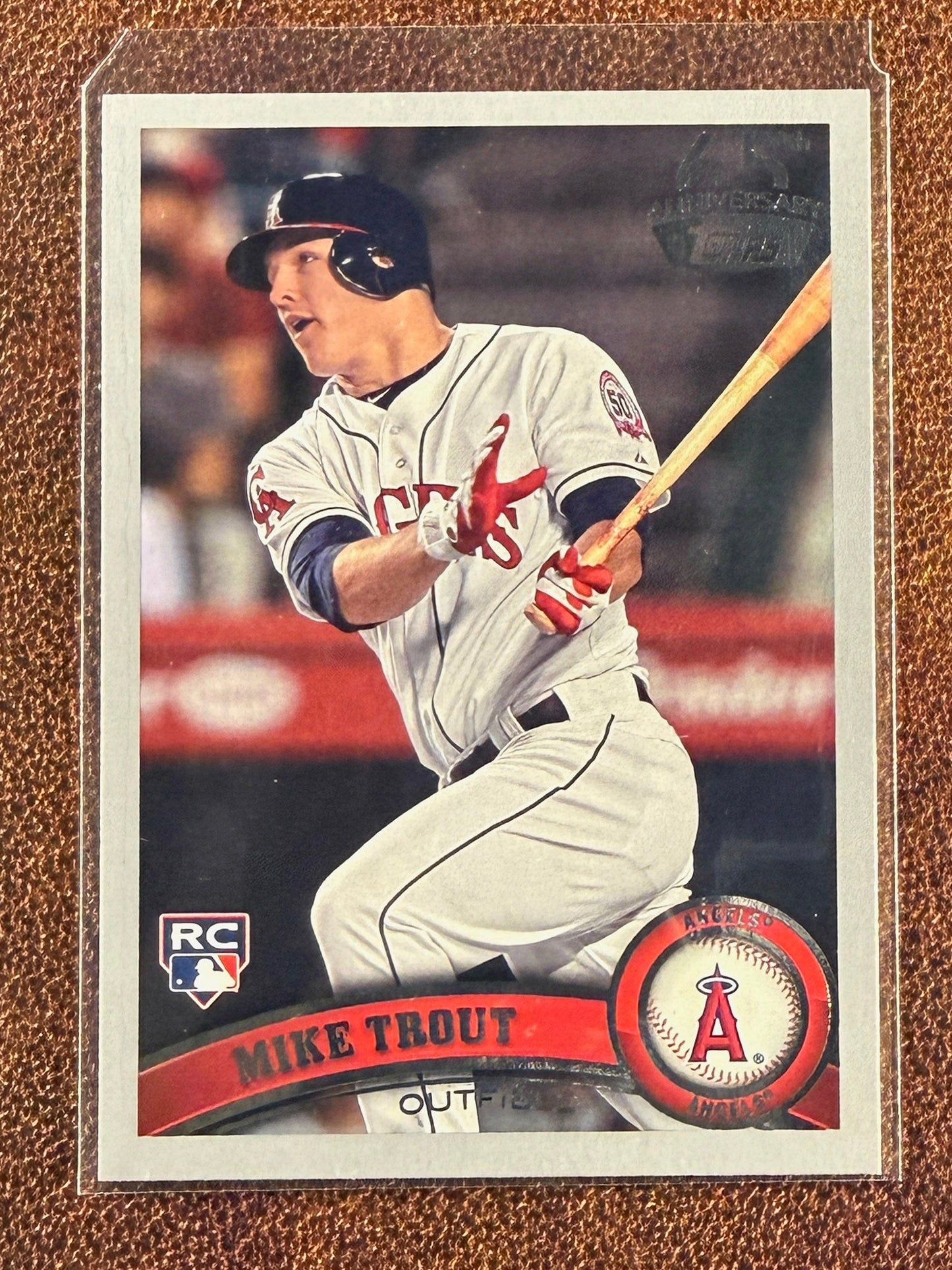 Mike Trout - 2016 Topps - Celebrating 65 Years Silver Rookie REPRINT - Angels