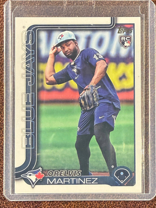 Orelvis Martinez - 2025 Topps Series 1 - Golden Mirror SSP - Blue Jays