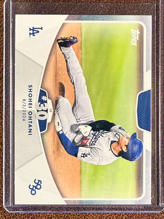 Shohei Ohtani - 2024 Topps 50/50 - SB #30 Base - Dodgers