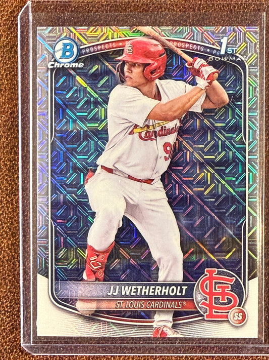 JJ Wetherholt - 2025 Bowman - 1st Bowman MOJO - Cardinals