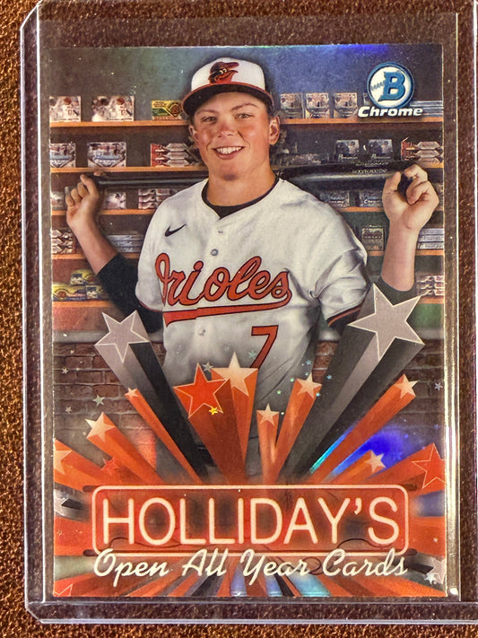 Jackson Holliday - 2025 Bowman Chrome - Hobby Stars - Orioles