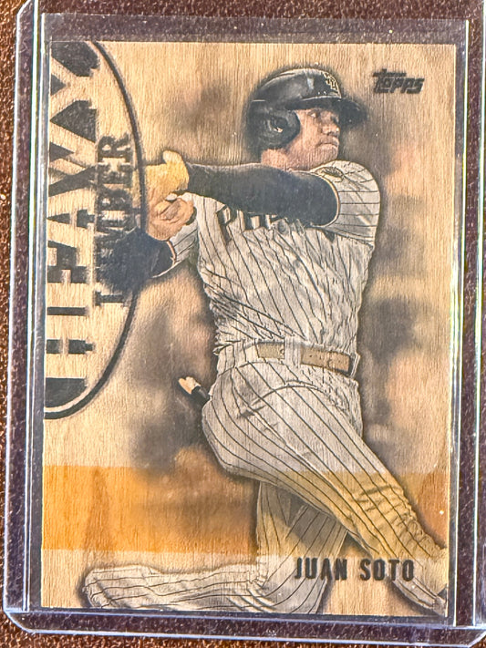 Juan Soto - 2024 Topps Series 1 - Heavy Lumber - Padres