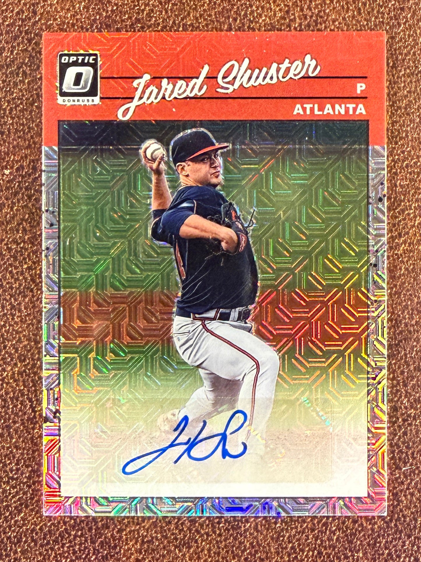 Jared Shuster - 2023 Panini Donruss - Retro 1990 AUTO Mojo /20 - Braves