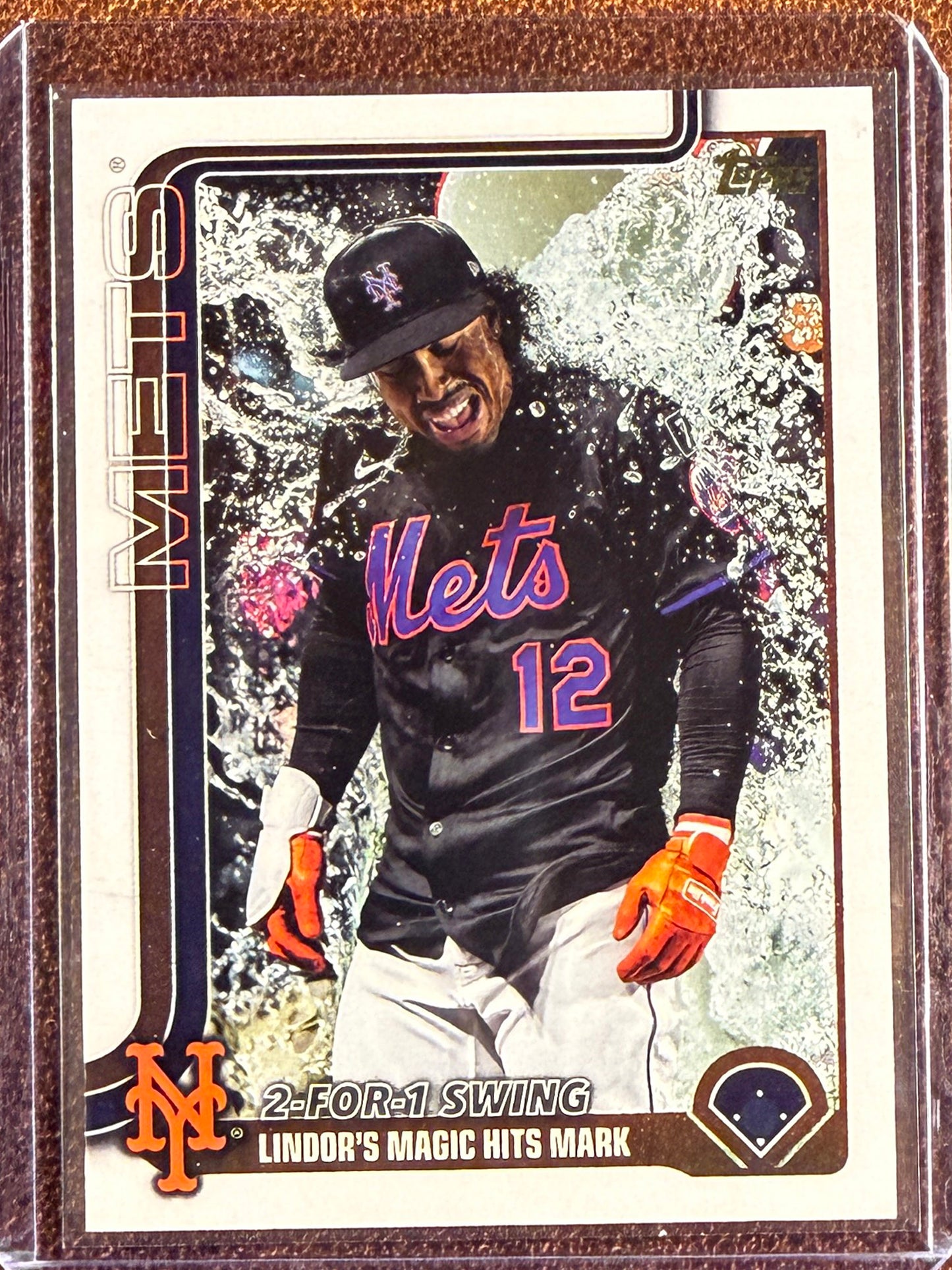 Francisco Lindor - 2025 Topps Update - Golden Mirror SSP - Mets