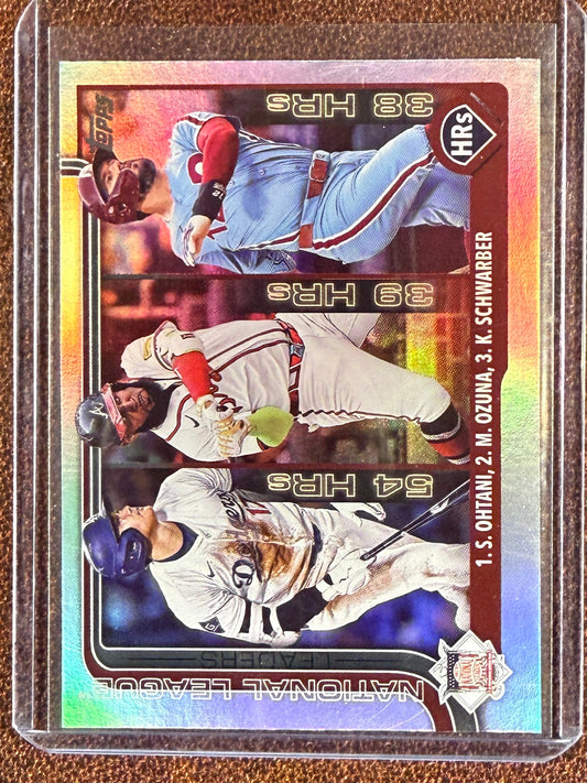 Shohei Ohtani/M. Ozuna/K. Schwarber - 2025 Topps Series 1 - All Star Game Foil - Dodgers