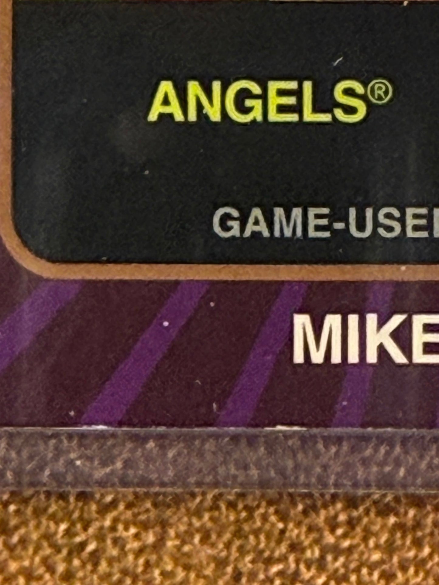 Mike Trout - 2024 Topps Heritage - Clubhouse Collection RELIC /50 (**edge whiting**) - Angels