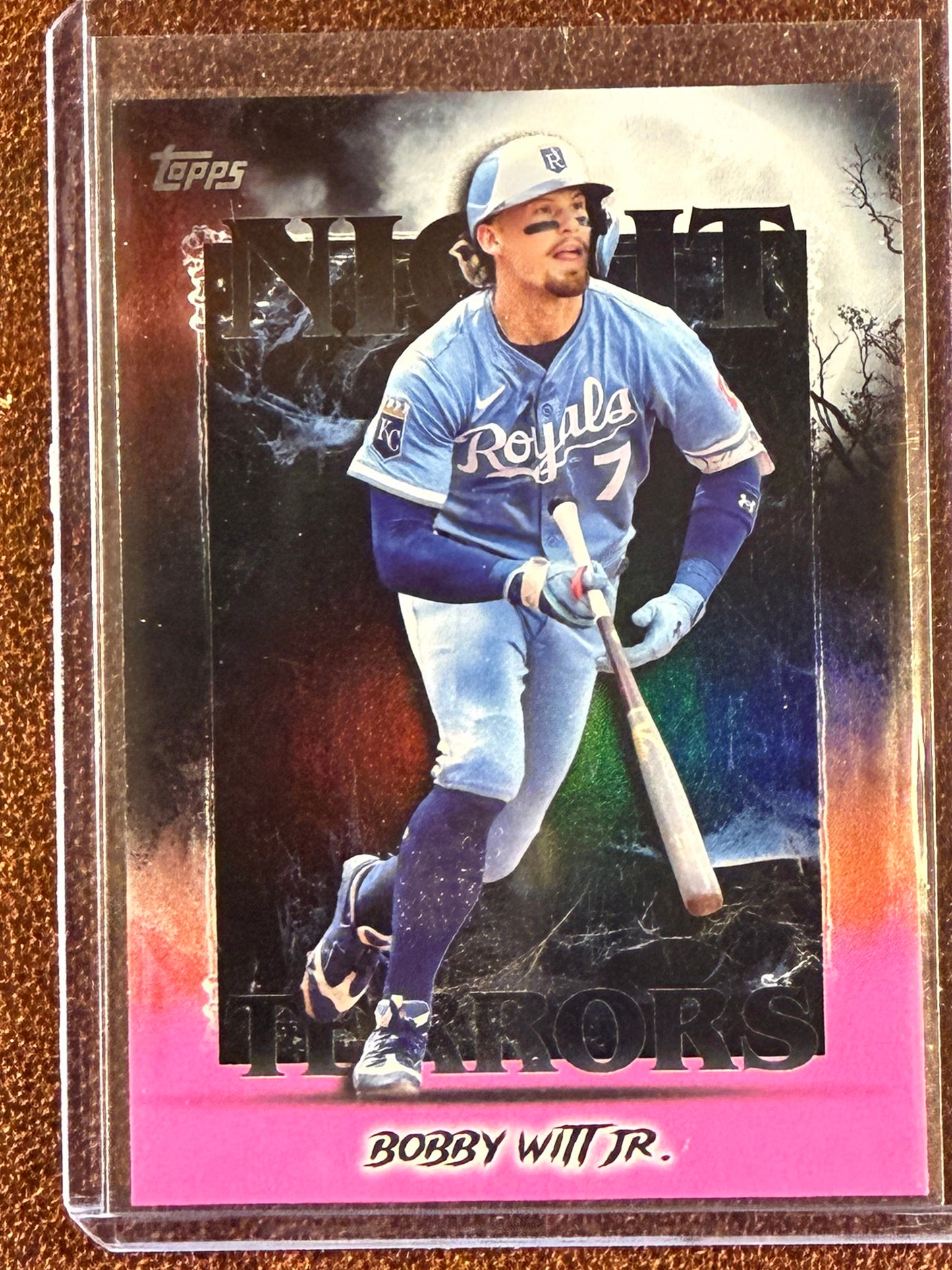 Bobby Witt Jr. - 2025 Topps Update - PINK Night Terrors - Royals